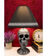 Celtic Tattoo Knotwork Holy Grail Skull Light Of Wisdom Sculptural Table... - $89.99