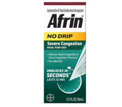 Afrin No Drip Severe Congestion Nasal Spray Relief 0.5fl oz - $19.99