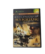 Full Spectrum Warrior (XBox, 2004) Game, Manual &amp; Case Tested and Working - $260.00 MXN