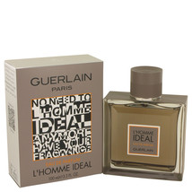 L&#39;homme Ideal by Guerlain Eau De Parfum Spray 3.3 oz for Men - £94.03 GBP