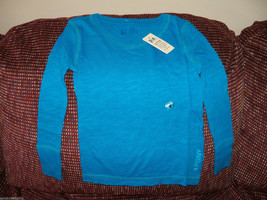 P.S. Aeropostale Blue Lagoon  Long Sleeve Shirt Size 4 Girls NEW - £11.23 GBP