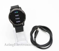 Garmin Venu 2 GPS Smartwatch 45mm Slate Bezel with Black Band 010-02430-01 - $94.99