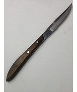 VTG Russell Stainless Steel 9&quot; Steak Knife Wood Handle Made in USA - $10.51