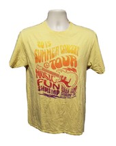 2015 Bubba Gump Shrimp Co Summer Concert Tour Adult Medium Yellow TShirt - £14.80 GBP