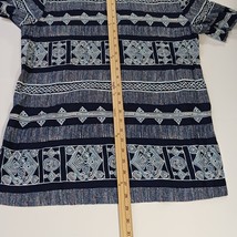 Alfred Dunner RN#19232 Women's Blue & White Under Vest Long Sleeve Shirt Size 12 image 7