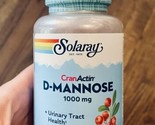 Solaray D-mannose With CranActin 1000mg Capsules - 120 Count - $28.04
