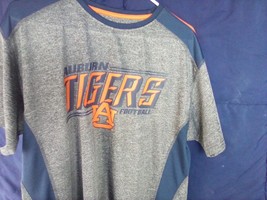 Gray Old Varisty Brand Large Auburn Tigers Football Polyester Shirt - £7.46 GBP