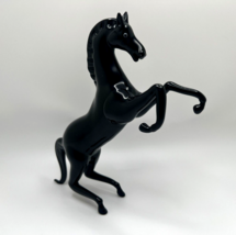 New!! Murano Glass, Handcrafted Unique 6&#39;&#39; Arabian Standing Horse Figurine - $177.56