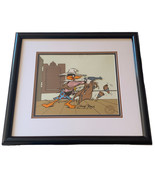 Stick Em Up Daffy Chuck Jones Signed Animation Cel Limited Edition 117/3... - $934.07