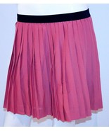 H&amp;M Divided PLEATED Short ROSE PInk SKIRT Elastic WAIST 10 / 40 Lined FR... - $1,316.10 MXN