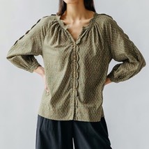 MIRTH Amsterdam Blouse Ivy Tulip Size Small - £70.10 GBP