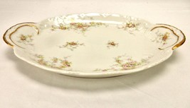 14&quot; x 10&quot; Porcelain Meat Platter, Floral, Theodore Haviland, Limoges France - £38.91 GBP