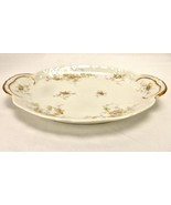 14&quot; x 10&quot; Porcelain Meat Platter, Floral, Theodore Haviland, Limoges France - $66.94 CAD