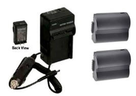 2 Batteries + Charger For Panasonic CGA-S006 CGA-S006A CGA-S006E CGA-S006E/1B - $31.45