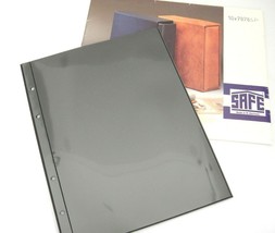 SAFE 9 Black 1-Pocket 2-Sided Compact Pages for Souvenir Cards Stationer... - $8.45