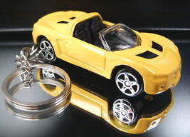 Yellow Opel Speedster Key Chain Ring 2005 - $14.54