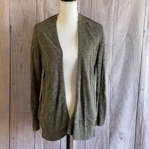 Gap Open Cardigan, Size Medium, Green, Cotton Blend, Long Sleeve - $16.99