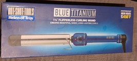 Hot Shot Tools Blue Titanium 1  1/4&quot; Flipperless Curling Iron 510169 - $69.85