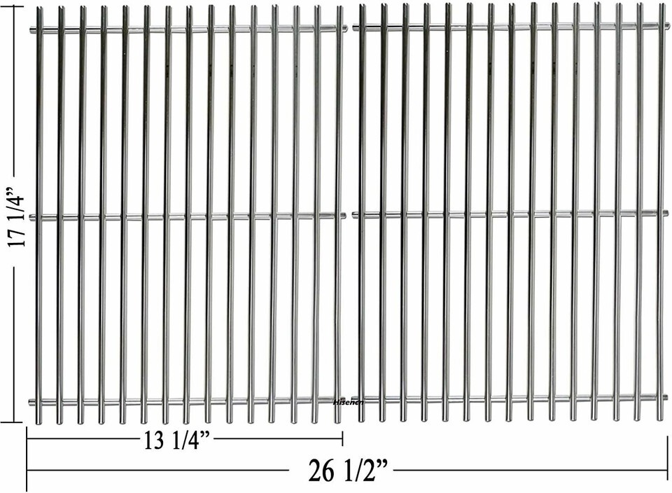 Stainless Steel Grill Cooking Grates Grid 2-Pack 17.25&quot; for Nexgrill Ken... - $68.98