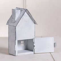 Tin House Set Candle covers in Rustic White Wash image 4