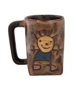 Design by Mara Mexico Mug Art Pottery Stoneware Original Signed Child Ba... - $301.77 MXN