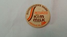 Schoonover&#39;s Dairy Knoxville Pa Skim Milk Bottle Cap Free Usa Ship - £3.18 GBP