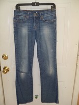 Lucky Brand Jeans Denim Dungarees Midrise Flare Size 2/26 Women&#39;s EUC - £16.15 GBP