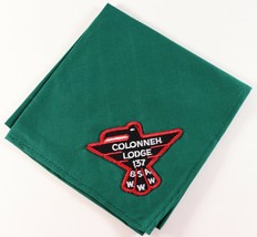 Vintage Colonneh Lodge 137 WWW Order Arrow Boy Scouts America BSA Necker... - £21.34 GBP