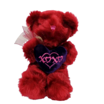 Dan Dee Collectors Choice Valentines XOXO Heart Love Plush Stuffed Animal 7.5&quot; - £9.96 GBP