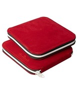 Red Velvet Jewel Jewellery Zip Purse Pouch For Necklaces and Earring - $9.31 CAD
