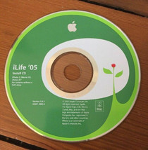 iLife 05 iPhoto 5 iMovie HD iTunes 4.7 Mac Macintosh Software Disc CD v5.0.2 - £15.97 GBP
