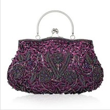 Hot Trendy Vintage Evening Bags Beaded Tote  Designer Handbags Fashion Stlye Wom - £76.12 GBP