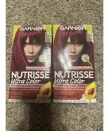 x2 Garnier Nutrisse Ultra Color # R3 Light Intense Auburn Permanent Hair... - €14,90 EUR