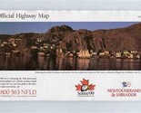 Official Highway Map Newfoundland &amp; Labrador Soiree 99 - $11.88