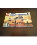 LEGO Star Wars 8015 Assassins Droid Battle Pack Instruction Manual Only!!! - £5.44 GBP