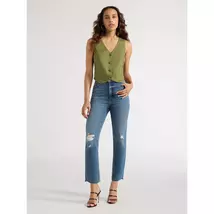 Sofia Jeans Women's Twill Vest, Sizes S (4-6) - $10.00