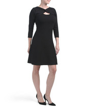 Nwt Nanette Lepore Black Flare Sweater Dress Size Xl $128 - £39.96 GBP