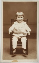 RPPC Darling Teddy Winebrake Cute Boy in Chair Postcard G26 - £7.01 GBP