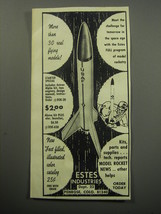 1968 Estes Model Rockets Ad - More than 30 real flying models - £14.87 GBP
