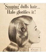 Halo Shampoo Hair Care 1948 Advertisement Beauty Hygiene Products DWNN14 - $14.98 CAD