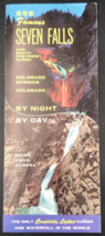 1970s Seven Falls &amp; South Cheyenne Canyon Colorado Springs Travel Brochure - £7.43 GBP