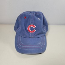 Chicago Cubs Hat MLB Genuine Merchandise Strapback Dad Cap Blue/Red/White - $13.96