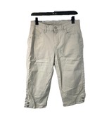 Gloria Vanderbilt Women’s Skimmer Capri Pants Beige Size 4 Slimming Effect - €13,79 EUR