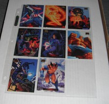 Marvel Character Cards--13 different + promo sheet + golden age cover card... - £7.06 GBP