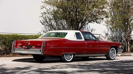 1976 Cadillac Coupe Deville rear qtr | POSTER 24 X 36 INCH | classic - £17.92 GBP
