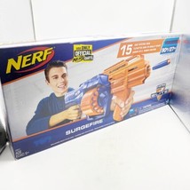 Nerf N-STRIKE Elite Surgefire 15 Dart Rotating Drum Blaster New - £23.96 GBP