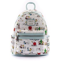 Peanuts - Peanuts Happy Holidays Backpack Bag by LOUNGEFLY - $75.19