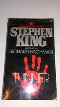 Vintage 1985 Stephen King and Richard Bachman Thinner Signet Paperback Book - £7.08 GBP