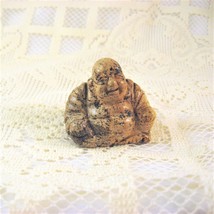 Picture Jasper Carved Natural Brown Stone Buddha, 2 in. - £15.73 GBP