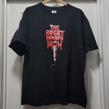 VTG The Rocky Horror Show Live Black Graphic Shirt Movie Musical Mens XL RARE - £72.17 GBP